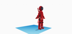 Deadpool Design 3D Model