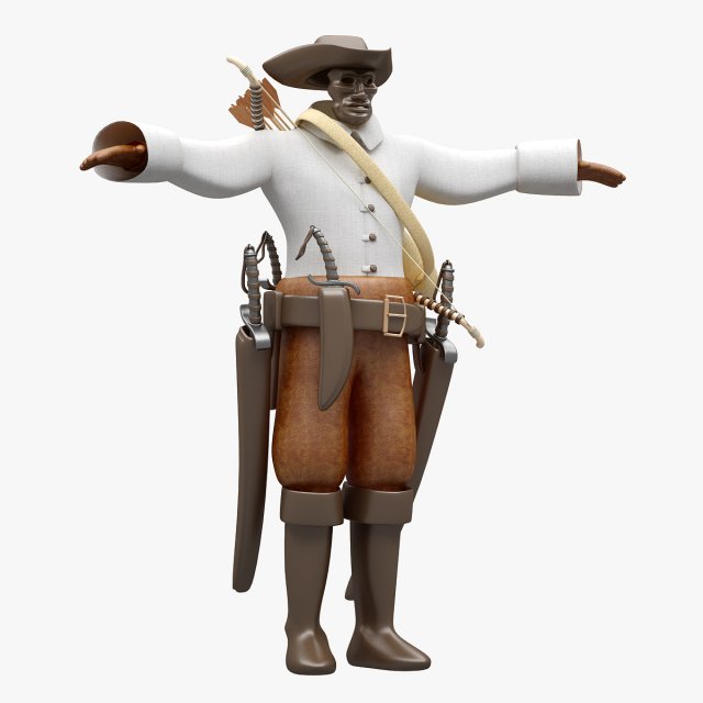 Pirate Cloth 3D Model