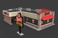 Wendys Restaurant 3D Model