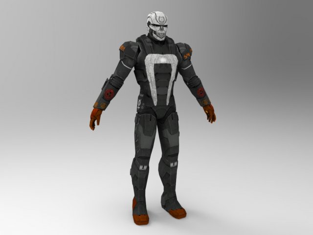 Iron Ghost 3D Model
