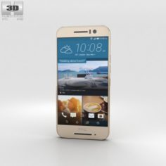 HTC One S9 Gold 3D Model