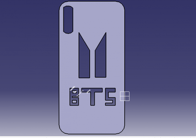 BTS IPhone X case 3D 3D Model