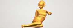 Naked Girl F05 3D Model