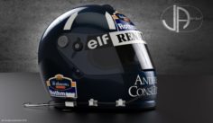 Arai 1996 – Damon Hill F1 world champion 3D Model
