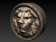 Lion head for cnc router 3D Model