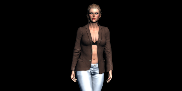 Character Anna 3D Model