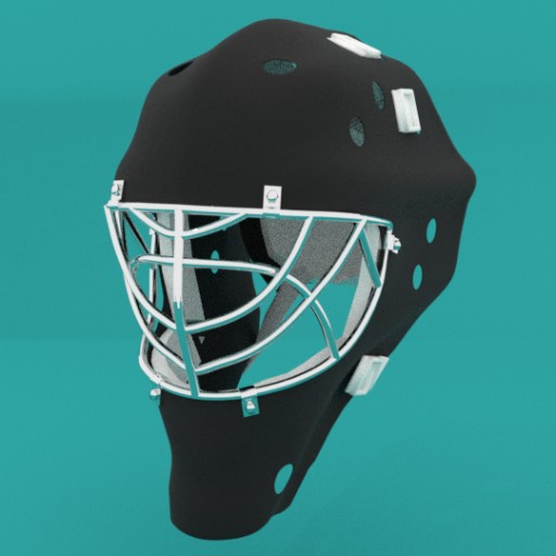 Hockey Goalie Mask 						 Free 3D Model