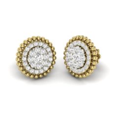 Earrings with diamonds 328 3D Model