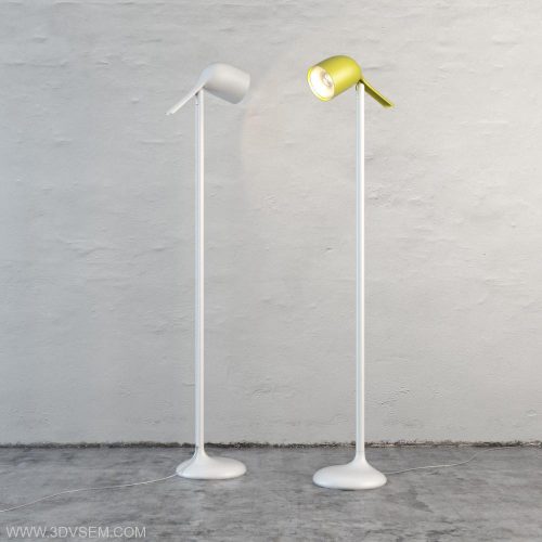 Ergonomic Design Floor Lamp 3D Model