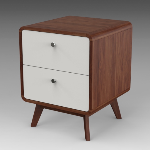 Cody Drawer Nightstand 3D Model