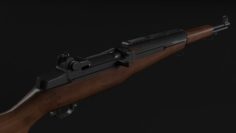 M1 Garand Rifle – Game Ready 3D Model