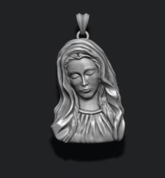 Holy Mary pendant 3D Model