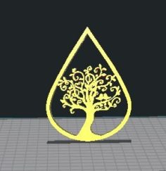 Tree pendant 3D Model