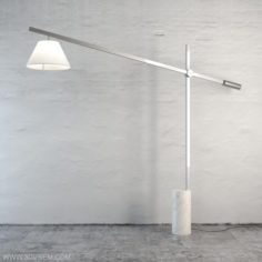 Functional Floor Lamp 3D Model