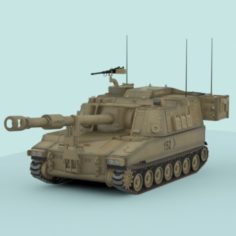 M109A6 Paladin new 3D Model