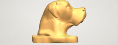 Dog Head 3D Model