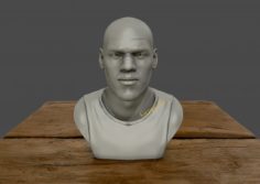 3D Sculpture of LeBron James 3D print model 3D Model