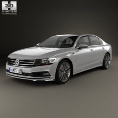 Volkswagen Phideon 2017 3D Model