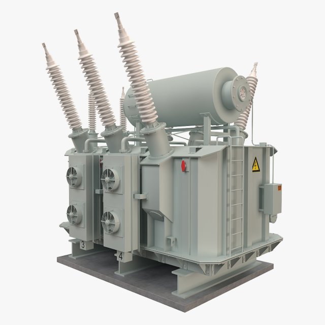 Electrical Transformer2 3D Model