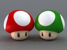 Mario mushroom 3D Model