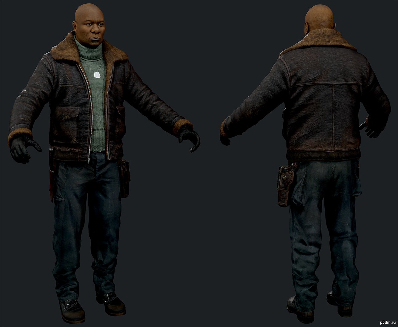 Jefferson Potts 3D Model