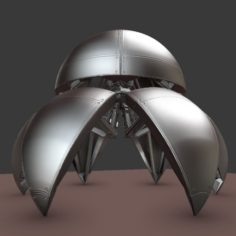 Sphere Bot High Poly Version						 Free 3D Model