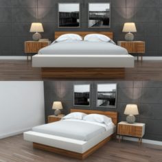 Bedroom set 3D Model