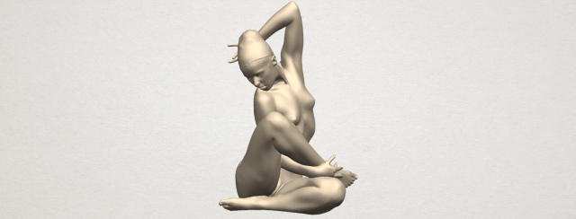 Naked Girl A10 3D Model