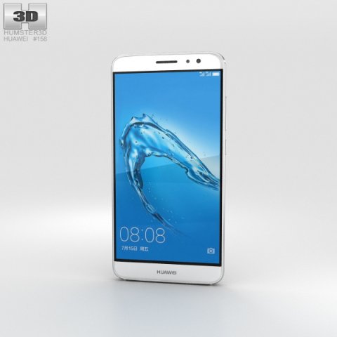 Huawei G9 Plus Silver 3D Model