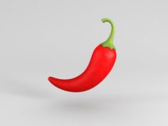 3D Chili Pepper 3D Model