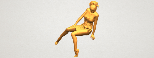 Naked Girl E07 3D Model