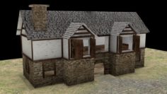 Medieval house 4k 3D Model