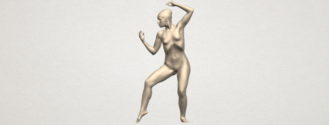 Naked Girl A02 3D Model