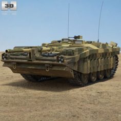 Stridsvagn 103 3D Model