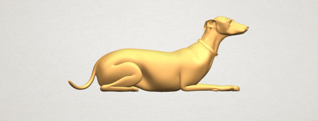 Skinny Dog 04 3D Model