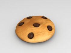 Cartoon Cookie 3D Model