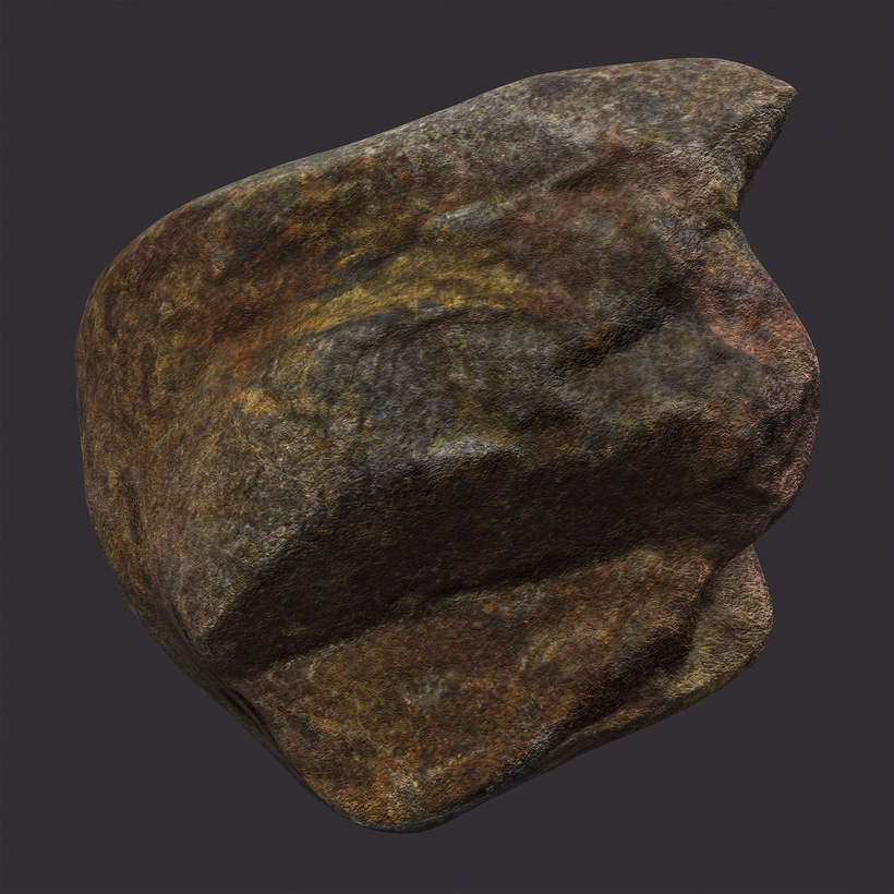 River Rock 3D Model