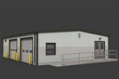 Small Warehouse 3D Model