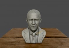 3D Sculpture of Barack Obama 3D print model 3D print model 3D Model