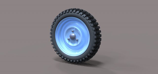 Offroad wheel 24 3D Model