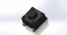 High quality SMD Button 3D Model