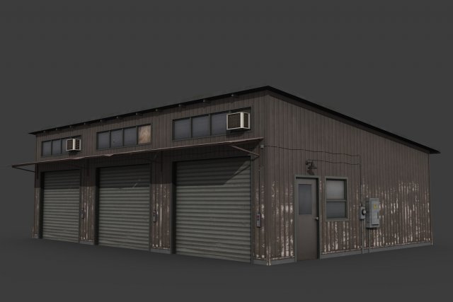 Old Warehouse 3D Model