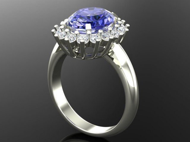 Jewelry tier 01 ring 3D Model