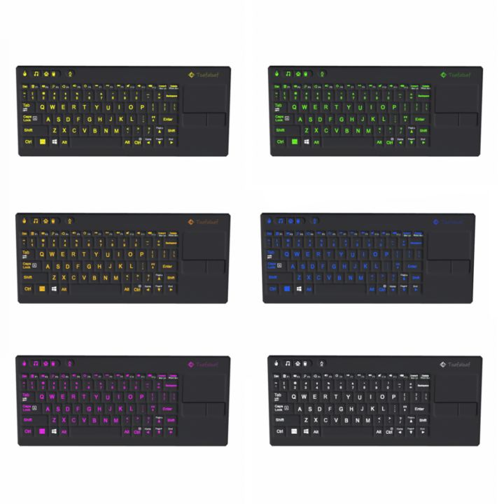 Keyboard Multi-Colors 3D Model