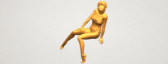 Naked Girl E04 3D Model