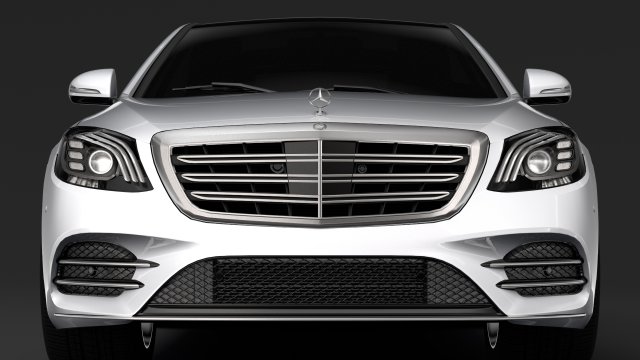 Mercedes Benz S 500 Lang AMG Line V222 2018 3D Model