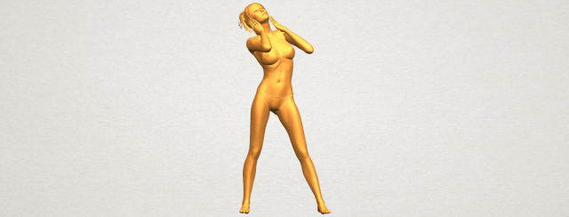 Naked Girl C02 3D Model