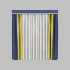 Curtains 11 Free 3D Model