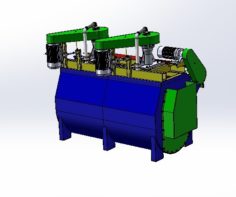 Mining floating selection machine drawing 3D Model