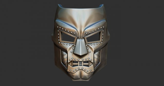 Doom mask – Helmet Marvel 3D print model 3D Model